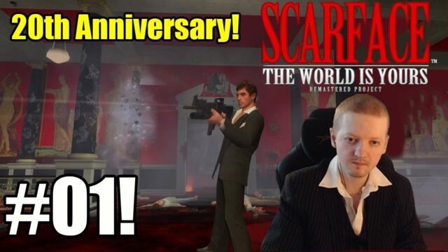 Tony Montana Survives The Mansion Shootout-  Scarface Remastered Mod 20th Anniversary Part 1