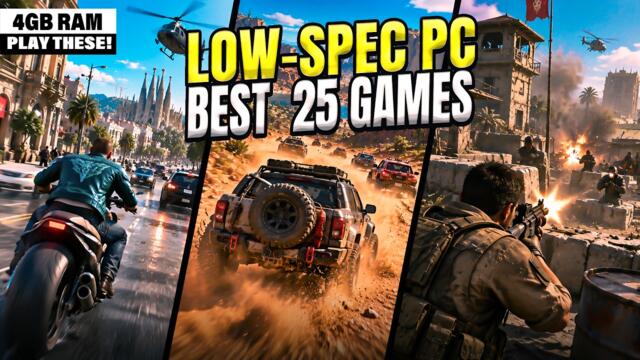 25 Best Low Spec PC Games with HIGH Graphics 2026