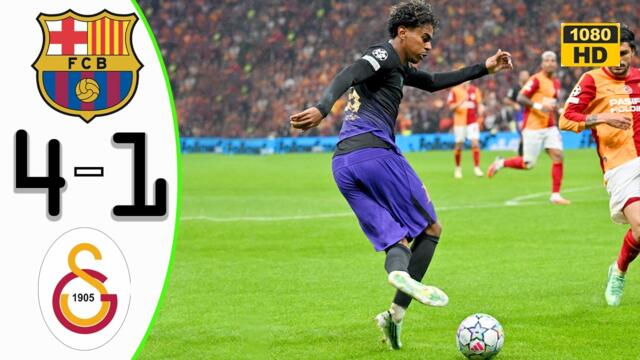 Lamine Yamal Magic Class 😱 Barcelona vs Galatasaray 4-1 Highlights & All Goals 2026