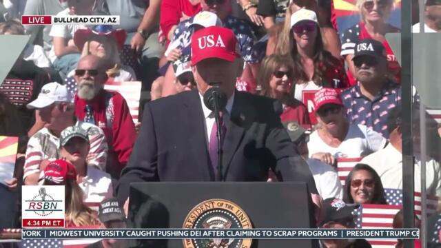 ПОЛНАЯ ВЕРСИЯ: Президент Трамп выступает с речью на масштабном митинге в Аризоне — 14.10.26
