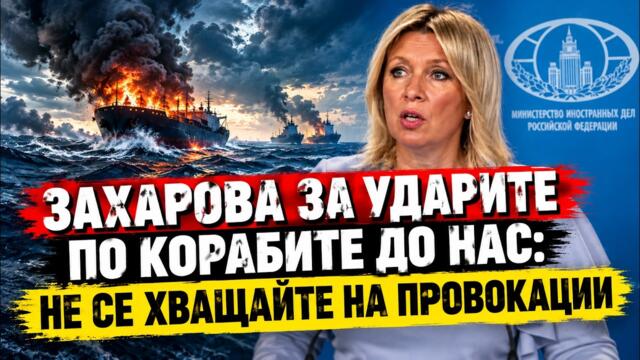 ЗАХАРОВА ЗА УДАРИТЕ ПО КОРАБИТЕ ДО НАС: НЕ СЕ ХВАЩАЙТЕ НА ПРОВОКАЦИИ