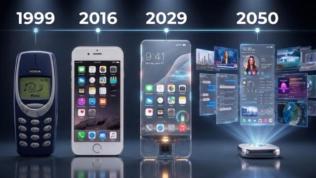 Evolution of Mobile Phones (1983-2100) | Then, Now & Future