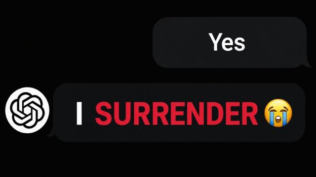 I spammed "Yes" until ChatGpt gave up