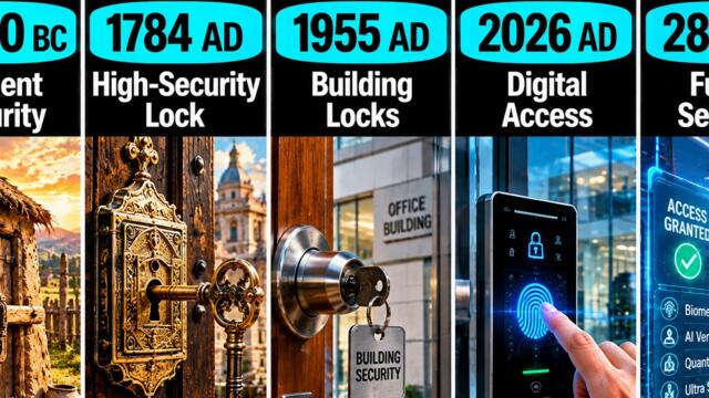The Evolution of Locks & Physical Security — 4000 BC to 2800 AD
