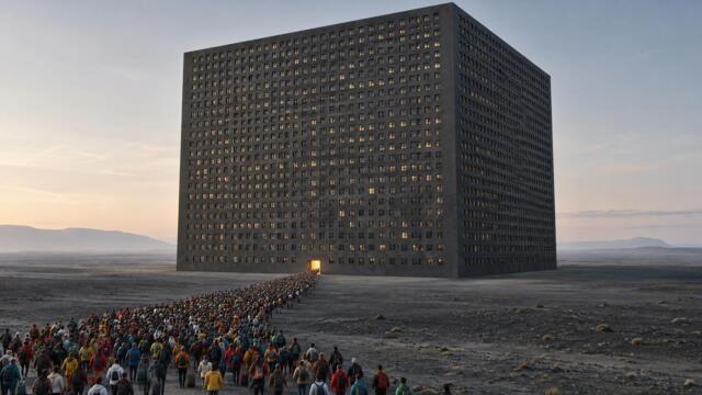 ¿Y si TODOS VIVIÉSEMOS en UN solo EDIFICIO?