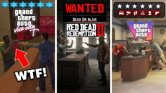 The Evolution of STORE ROBBERY LOGIC in Rockstar Games (Watch Before GTA 6!)