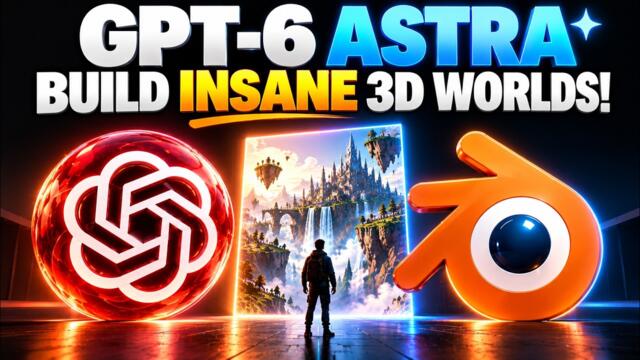 GPT-6 Astra Blender MCP Beats Learning Blender (тествах го)