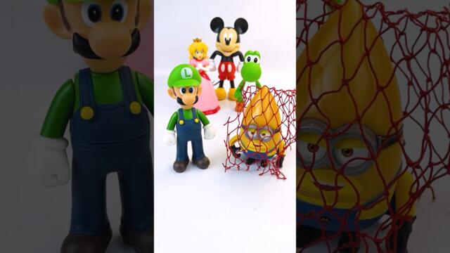 Super Mario Bros, Minions и Mickey Mouse Toys Unboxing ASMR Collection Review #minions #mario