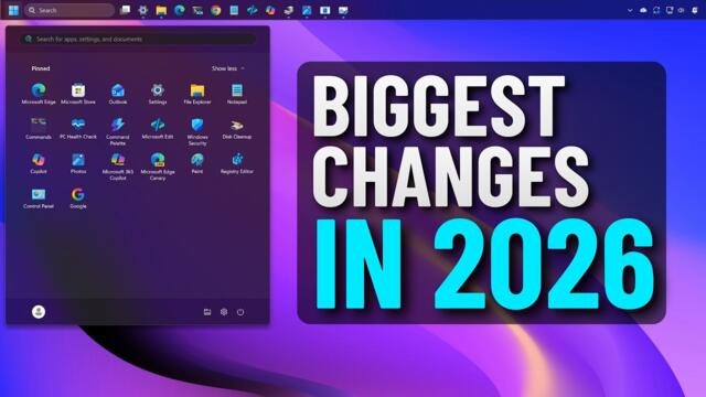 Windows 11 (26H2) Biggest Features & Changes in 2026