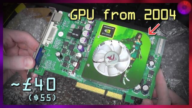 Testing out a Retro NVIDIA GeForce 6600 GT AGP Graphics Card