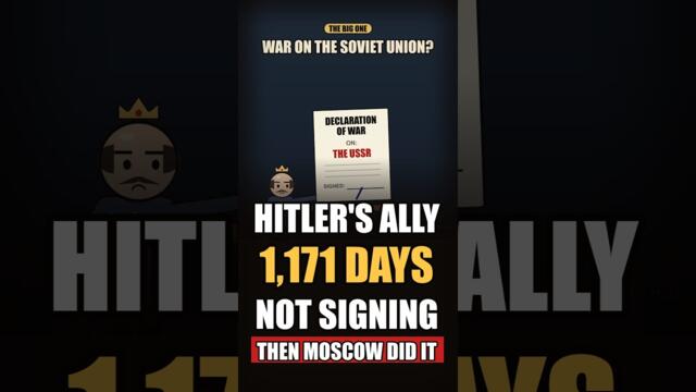 Why Bulgaria Never Declared War on the USSR #Shorts