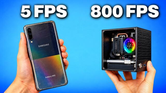 I Turned a Old Phone Into a Tiny Gaming PC!