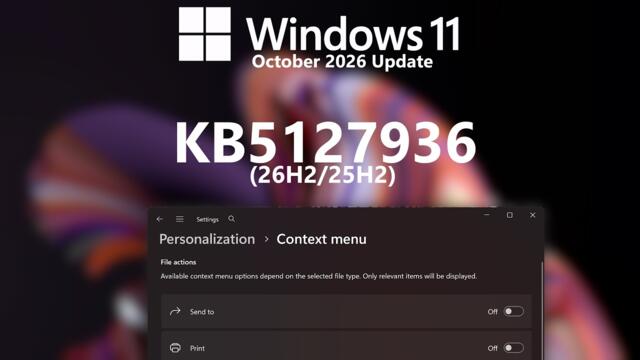 Windows 11 October 2026 Update (KB5127936): What's New?