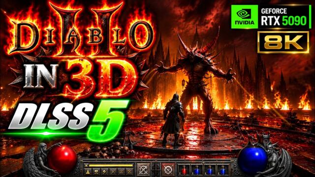 Diablo 2 in 3D with DLSS 5 – RTX 5090 8K