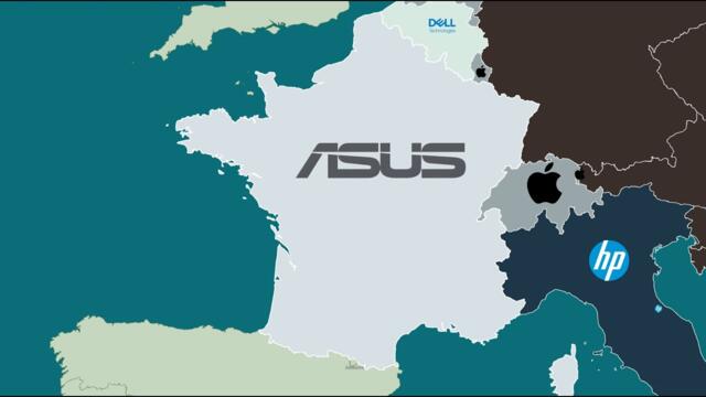 Most Popular Laptop Brand in Every Country