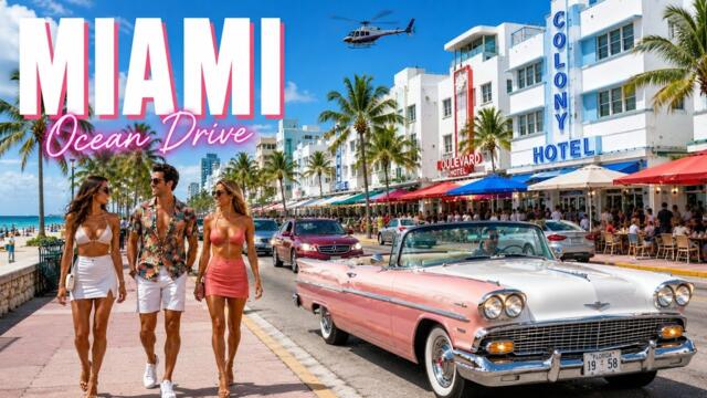 MIAMI WALK Before GTA VI — The Real Vice City 🇺🇸 | 4K HDR