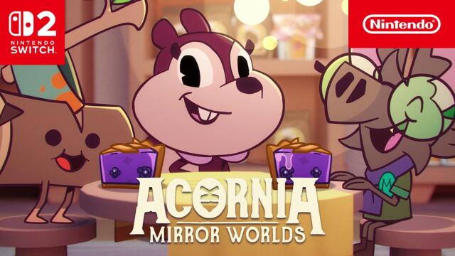 Acornia: Mirror Worlds – Трейлър на играта – Nintendo Switch 2
