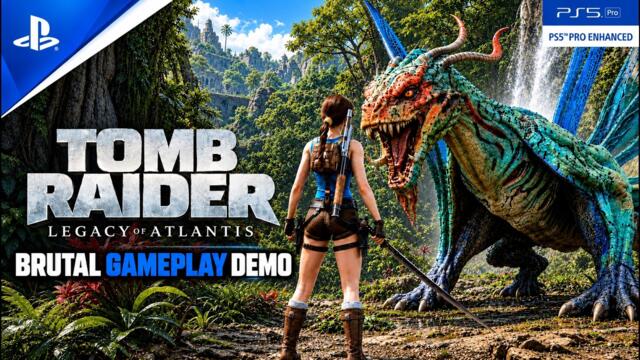 TOMB RAIDER LEGACY OF ATLANTIS New Gameplay DEMO Clips Looks INCREDIBLE - 4K