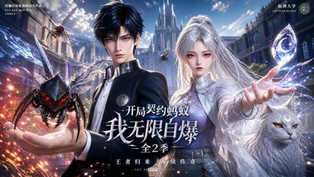 🔥【一口气看完全2季】《开局契约蚂蚁：我无限自爆》 EP01-127 | F级蚂蚁弱？觉醒神级词条，反手亿万自爆 | 御兽 | 系统流 | 无敌流