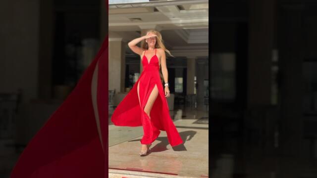 🇷🇺♥️💋🔥👠 Екатерина Мартинова - Red dress for the desert 🐪