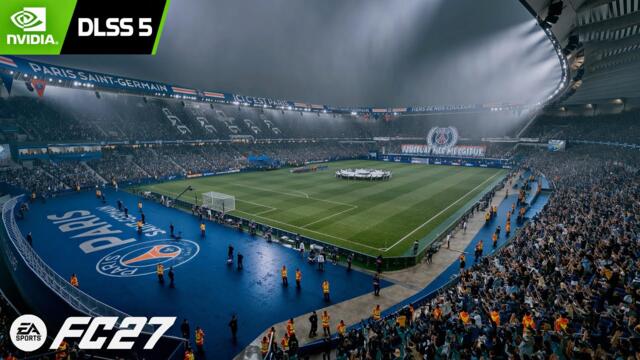 FC 27 - DLSS 5 | BARCELONA vs. PSG - UEFA Champions League 26/27 Gameplay [4K60]
