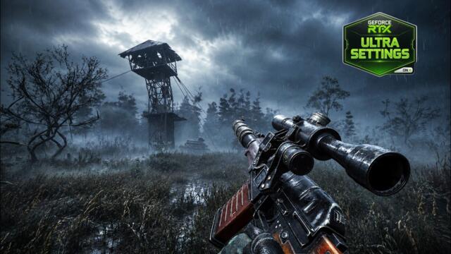 Clear Sky Base Is Terrifying in S.T.A.L.K.E.R. 2 |  Immersive Gameplay