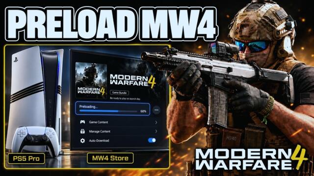 How To Preload Modern Warfare 4 On PS5 Pro - Full Guide
