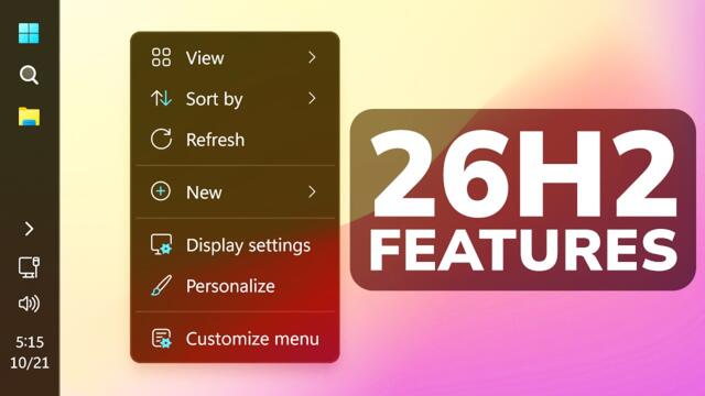 How to Enable All New Features in Huge Windows 11 26H2 October 2026 Update (KB5127936)