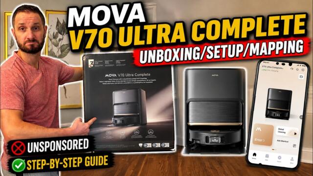 Mova V70 Ultra Complete Unboxing: Първа настройка и първоначални впечатления