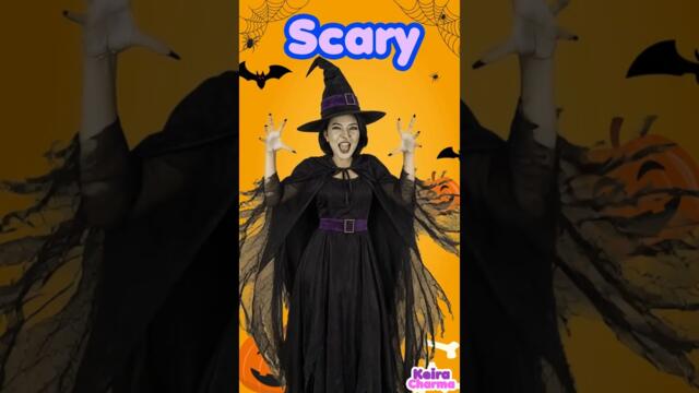 THIS IS SCARY THIS IS BIG ♥ Halloween Song ♥ Learn Opposite Kids Song Nursery Rhymes Keira Charma