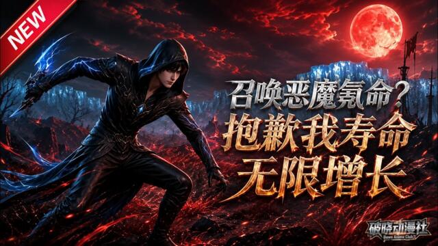 MULTISUB📢新番上线《召唤恶魔氪命？抱歉我寿命无限增长》第1~110集丨灵气复苏觉醒S级恶魔召唤，耗寿遭人鄙夷，解锁寿命系统召炎魔登顶试炼！#最新漫剧 #破晓动漫社