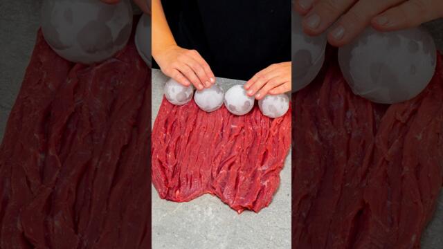 Tender and juicy beef with an unexpected trick