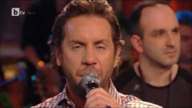 Giorgos Mazonakis - Leipei Pali O Theos - live at Slavi's Show (Sofia, Bulgaria)