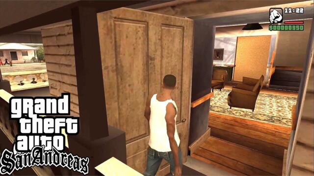GTA San Andreas Open San Andreas - Interiors in the Style of GTA 4 & 5 Mod Showcase Gameplay