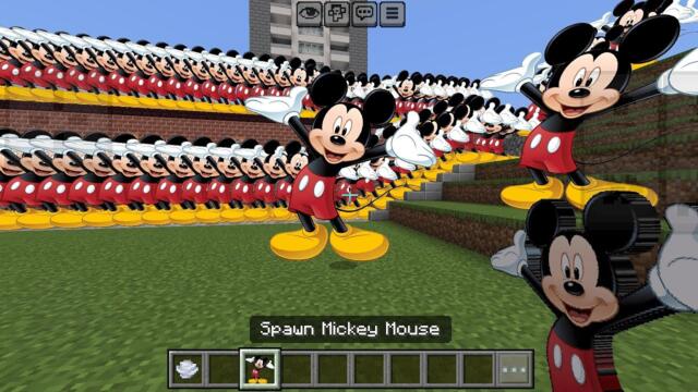 I Added Mickey Mouse Nextbot to Minecraft PE