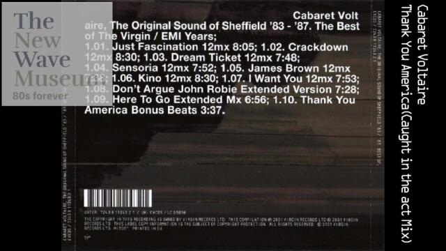 Cabaret Voltaire - Thank You America(Caught in the act Mix)