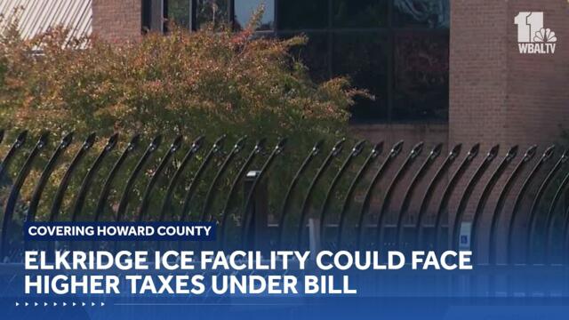 Съоръжението Elkridge ICE може да бъде изправено пред по-високи данъци съгласно законопроекта