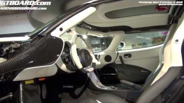 Koenigsegg Agera R interiour in detail