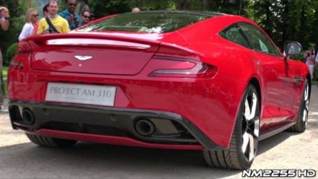 2013 Aston Martin Vanquish LOUD Exhaust Revs!