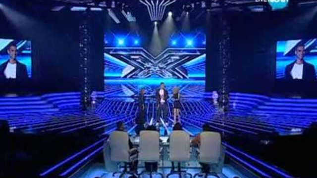 Атанас Колев в X Factor Bulgaria 50 cent - In Da Club [ Live ]