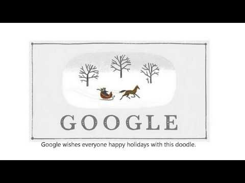 На Бъдни Вечер (Christmas) с Поздрав от Google - Happy Holidays 2013