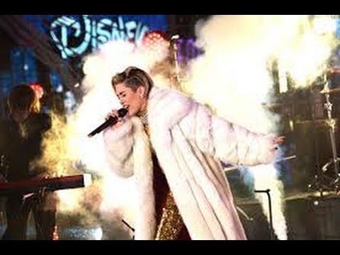 Miley Cyrus - Get It Right &amp; Wrecking Ball live New Year's Rockin' Eve 2014
