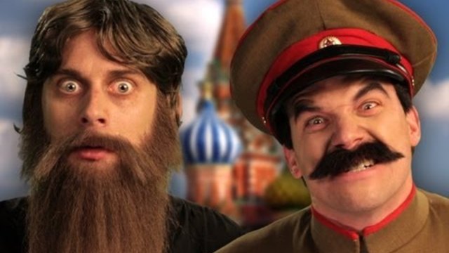 Rasputin vs Stalin.  Epic Rap Battles of History Season 2 finale.