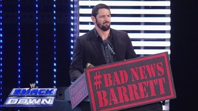 Bad News Barrett squashes the New Year's hopes of the WWE Universe: SmackDown, Jan. 3, 2014