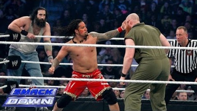 The Usos vs. Luke Harper &amp; Erick Rowan: SmackDown, Jan. 10, 2014