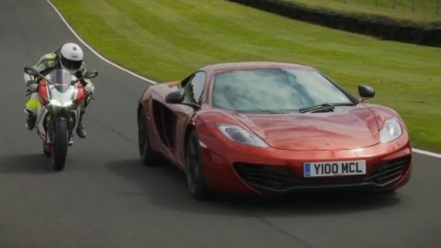 McLaren 12C vs Ducati 1199 Panigale S - ultimate supercar vs superbike showdown