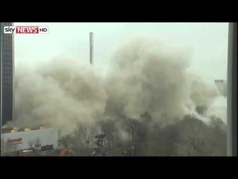 Frankfurt AfE Tower In Record Demolition