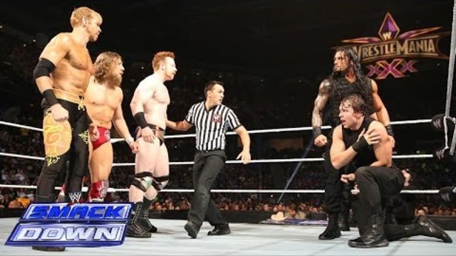 Daniel Bryan, Sheamus &amp; Christian vs. The Shield: SmackDown, Feb. 14, 2014