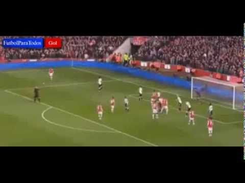 Arsenal vs Liverpool 2-1 Арсенал го сложи на меките китки от Ливърпул 16-02-2014 HD