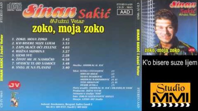 Sinan Sakic Hd - Ko bisere suze lijem